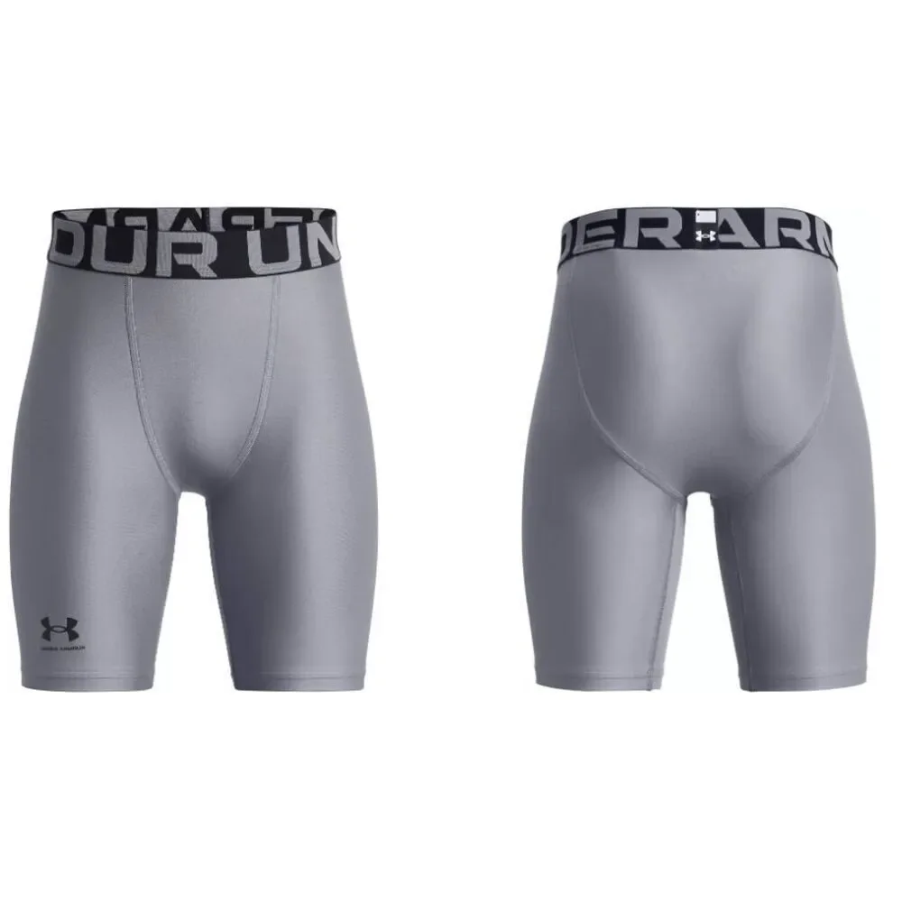 Under Armour YOUTH HeatGear Armour Shorts Steel/Black XL